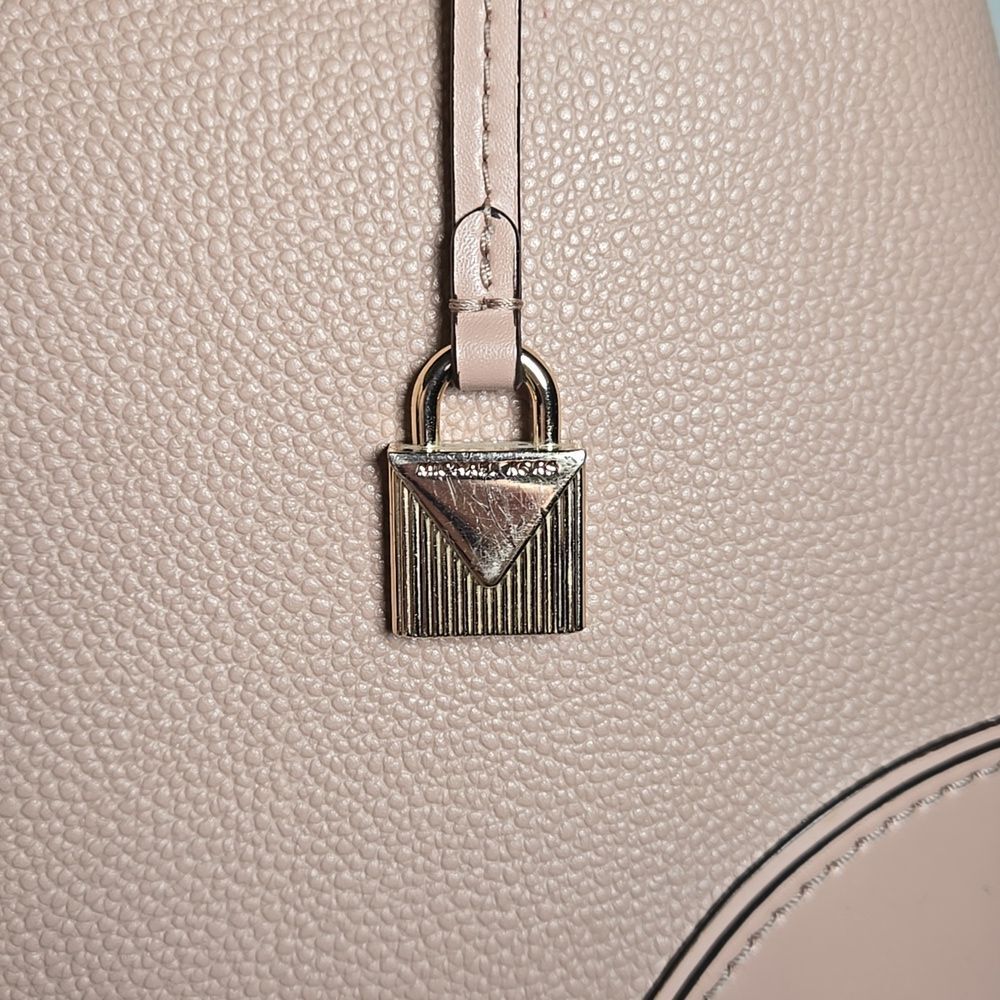 Michael Kors Mercer Gallery Medium Grained Leather Tote Blush Nude - Picture 10 of 14